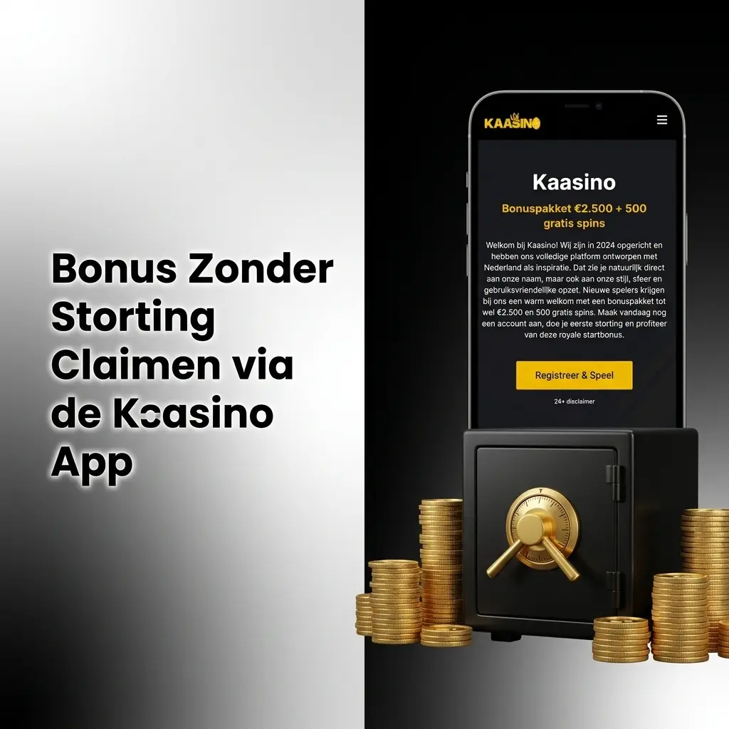 Kaasino app op smartphone
