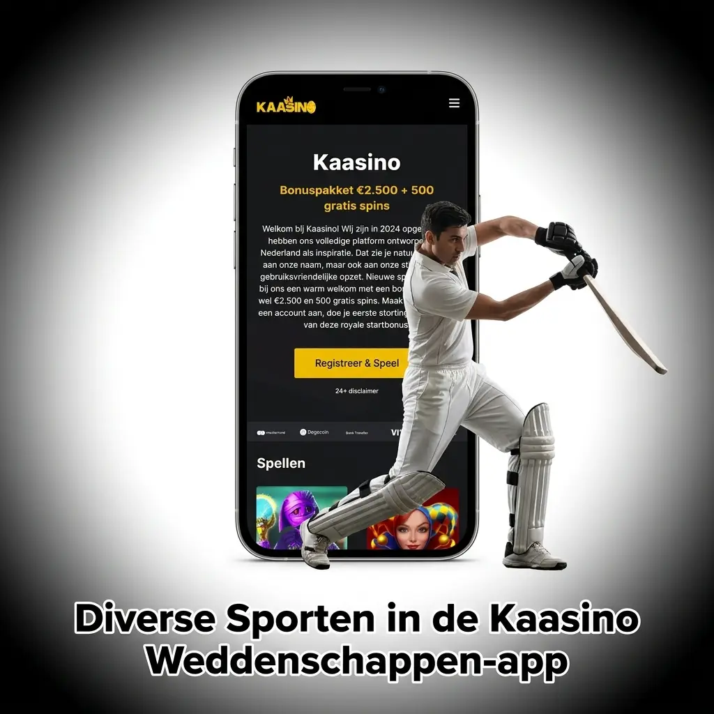 Overzicht van sporten in de Kaasino weddenschappen-app