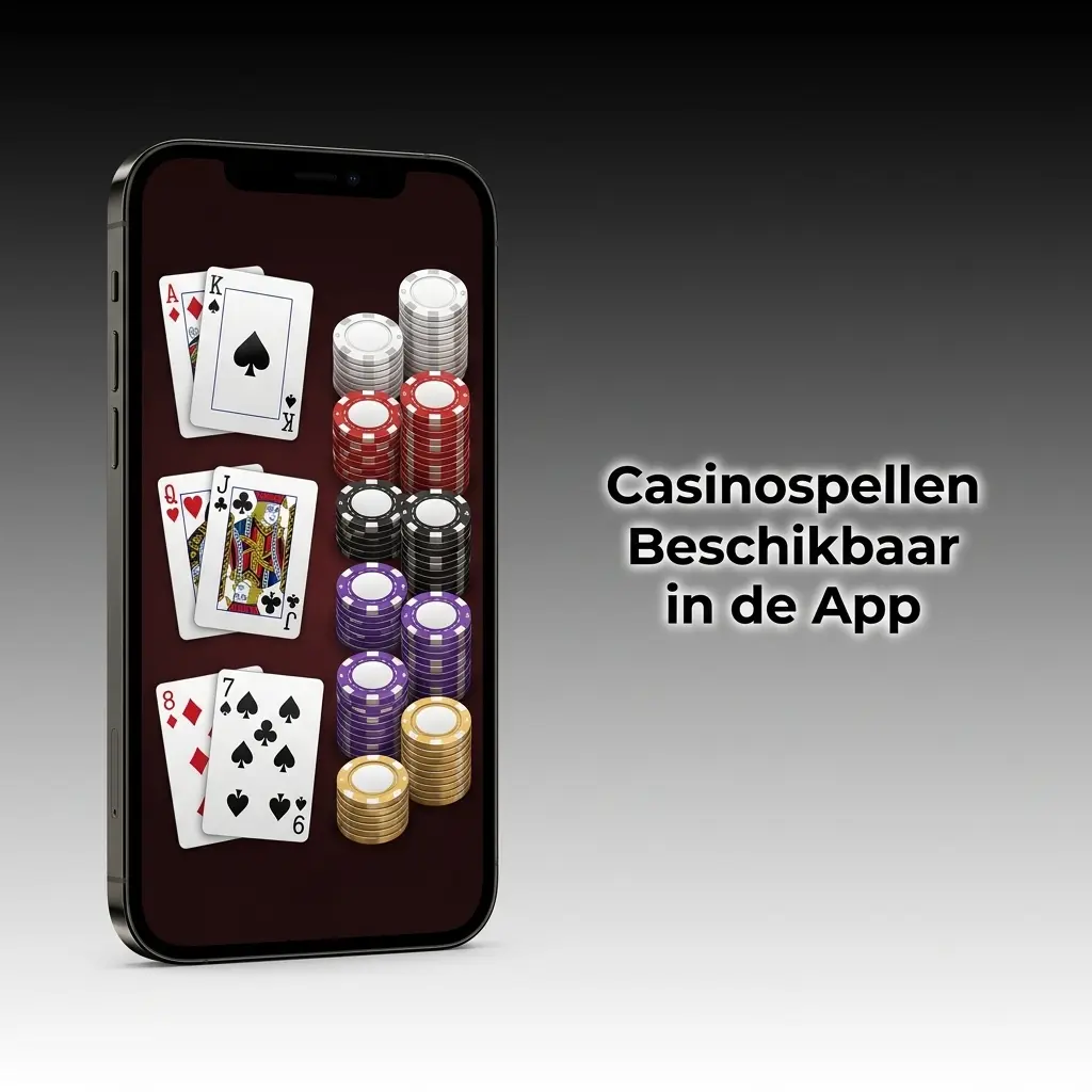 Casinospellen beschikbaar in de Kaasino app