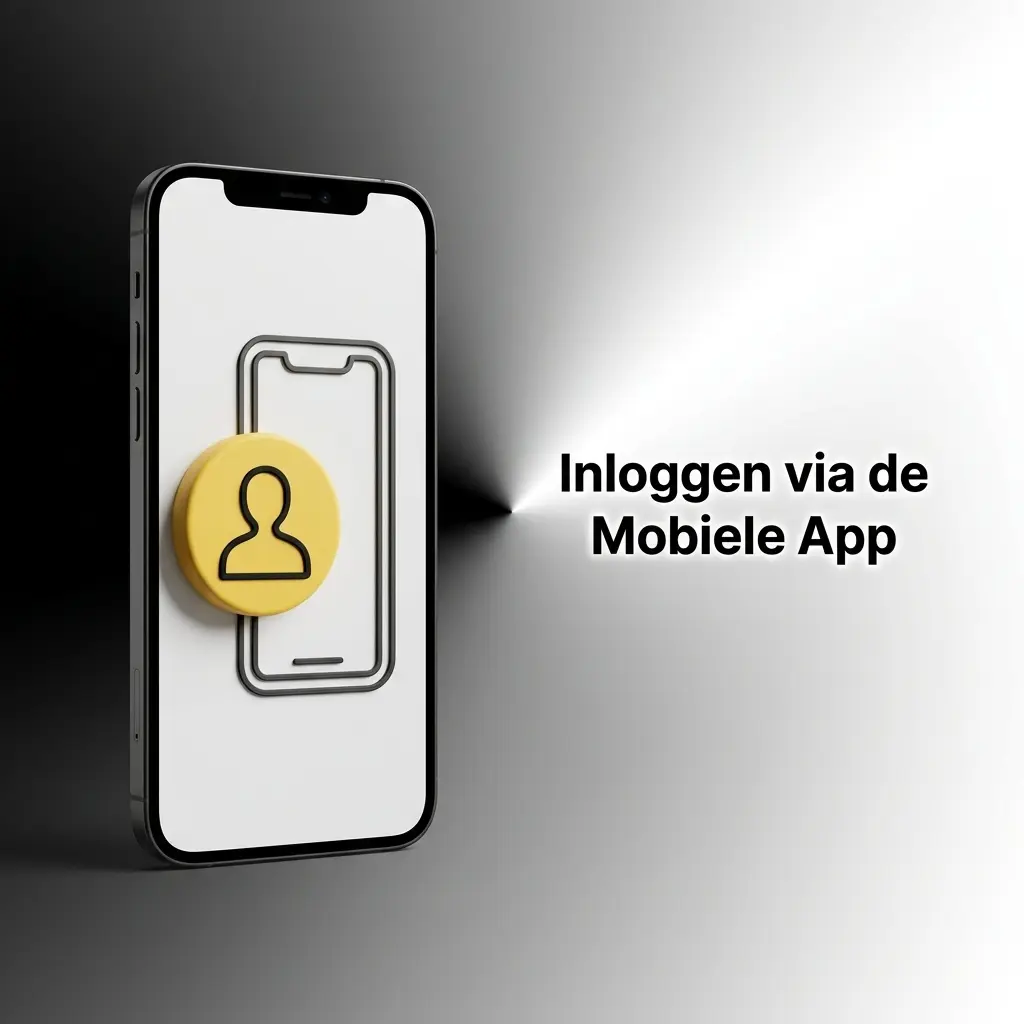 Inloggen op de Kaasino app via iPhone