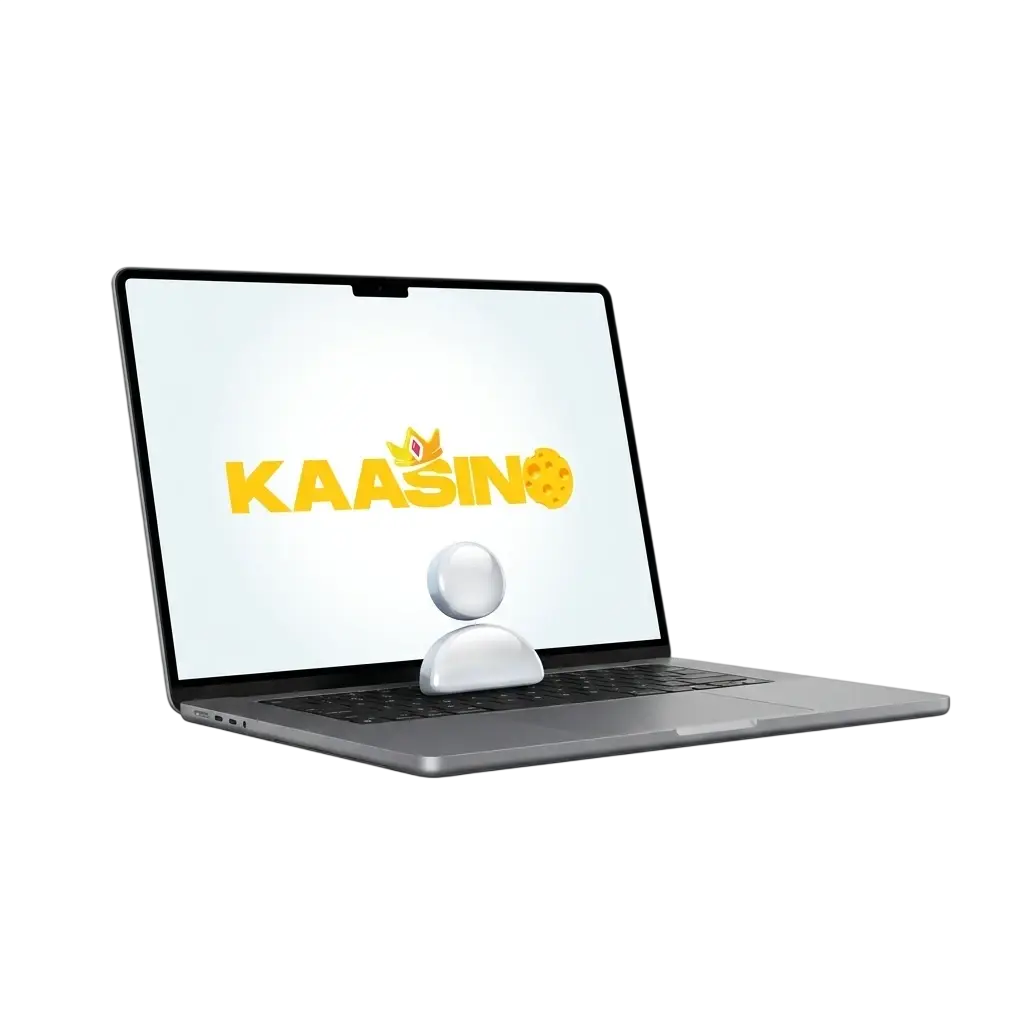 Kaasino login scherm op laptop en mobiele telefoon
