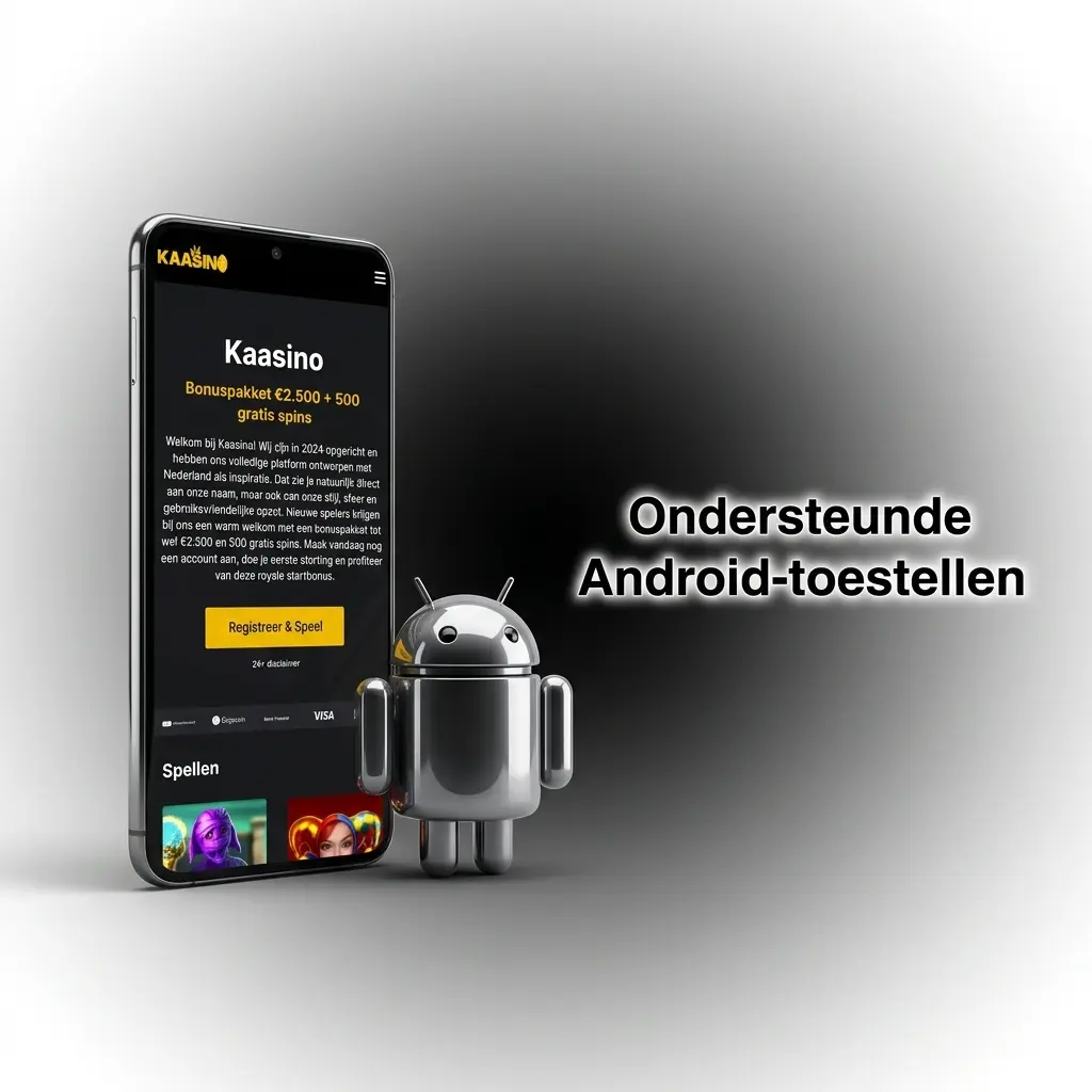 Ondersteunde Android-toestellen voor de Kaasino app