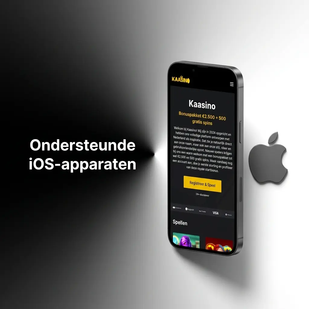 Ondersteunde iOS-apparaten voor de Kaasino app