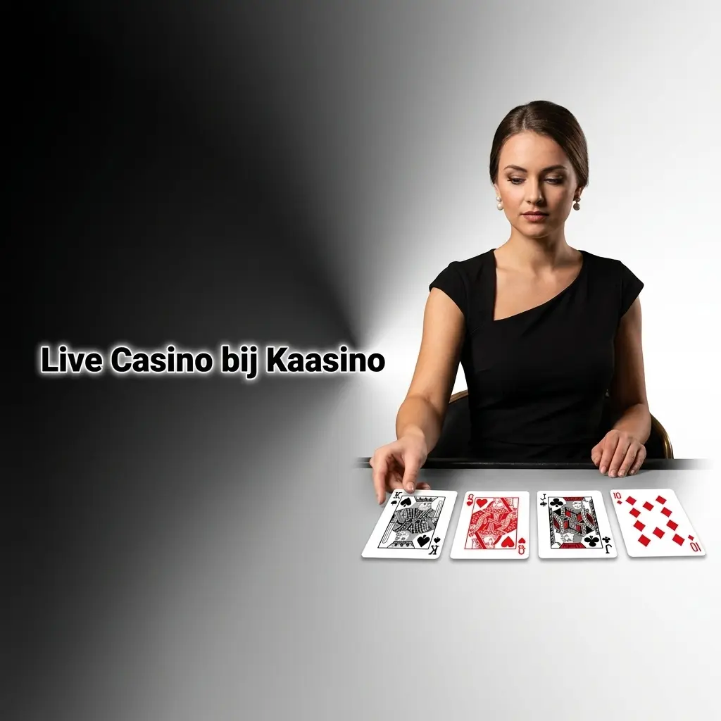 Live Casino tafels bij Kaasino met croupier