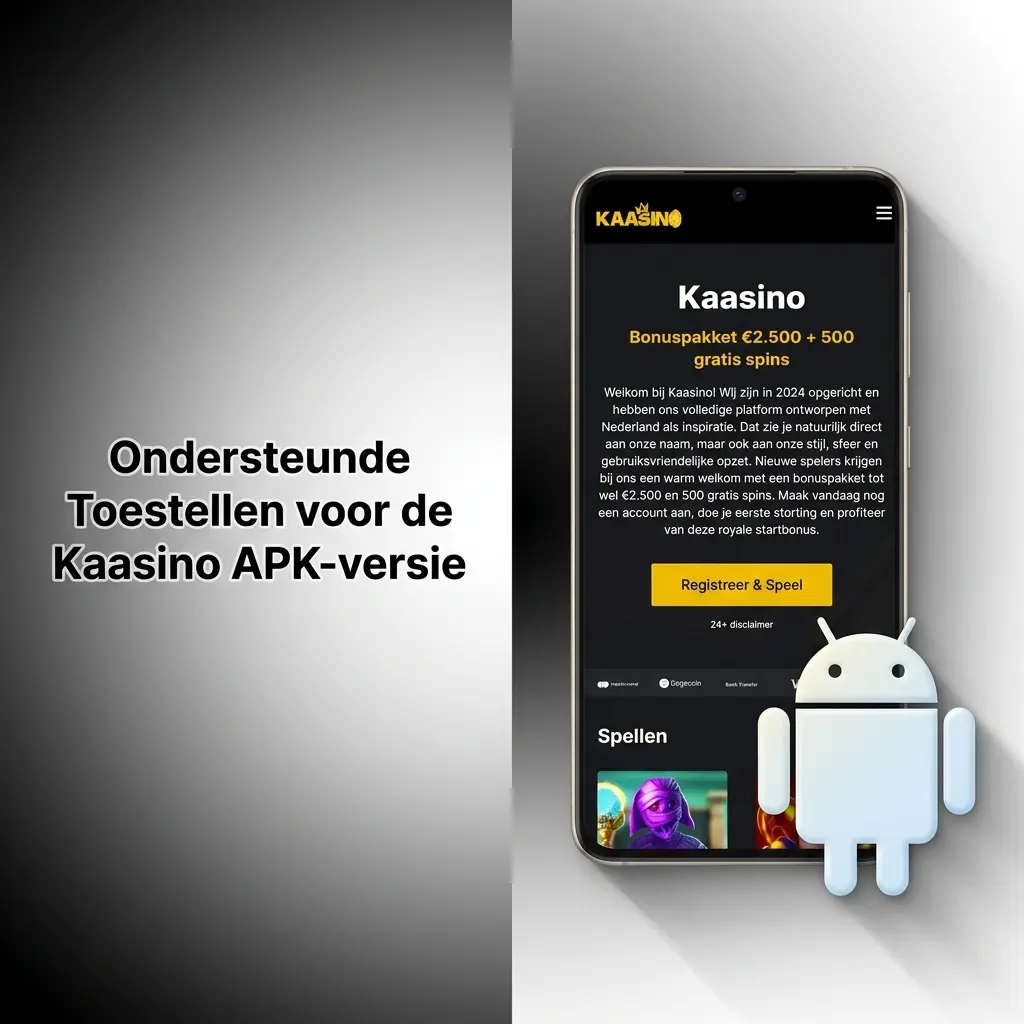 Ondersteunde Android-toestellen voor de Kaasino APK