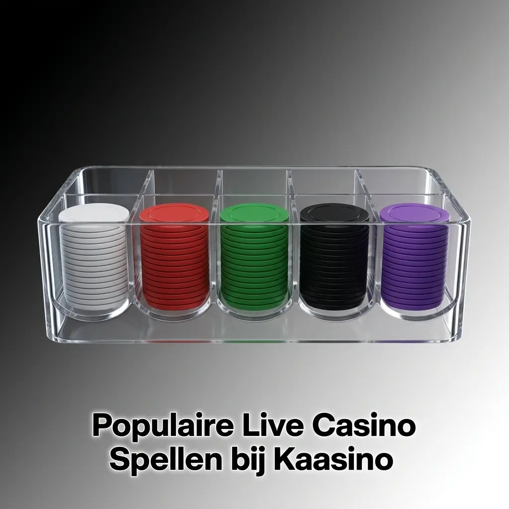 Live casino spellen bij Kaasino