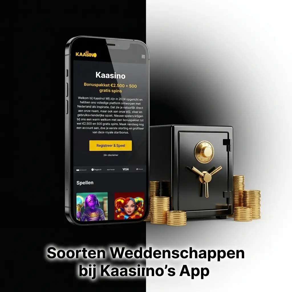 Overzicht van weddenschapstypes bij Kaasino's app