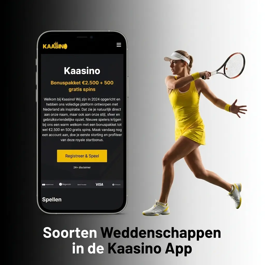 Overzicht van weddenschap types in de Kaasino app