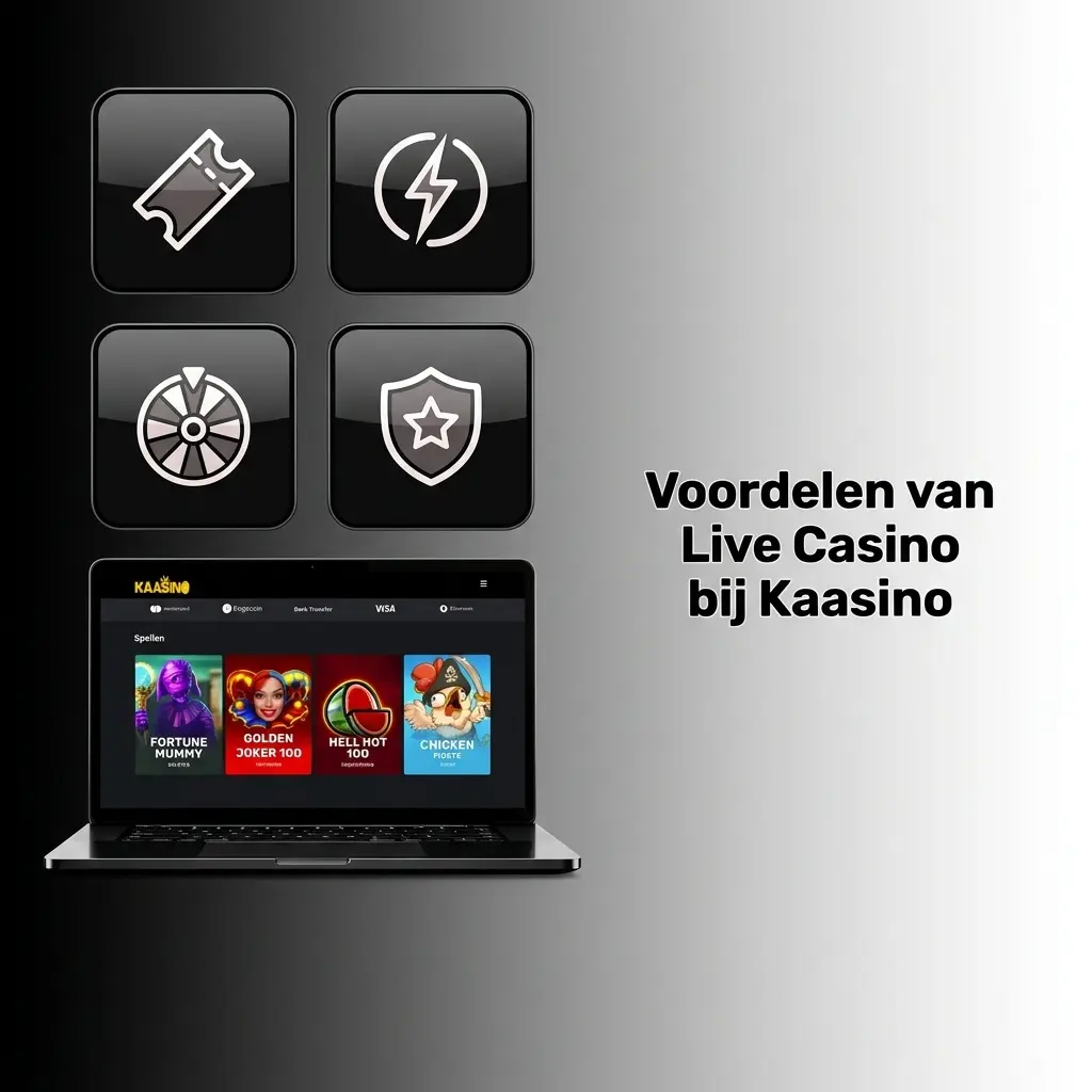 Live casino tafel bij Kaasino